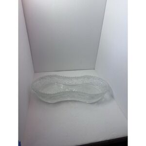 Vintage Duncan & Miller Sandwich Glass Celery Dish 10-1/8 Inch‎